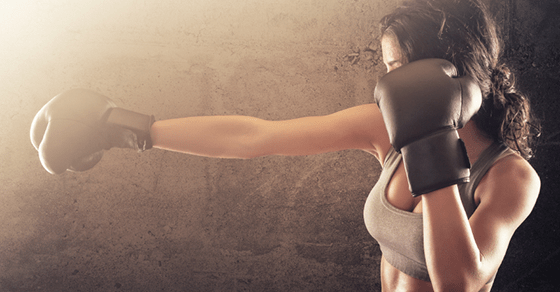 胸を大きくする方法５：体を鍛える「リズミックボクシング」
